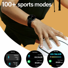 LXASFIT 2025 New Smart Watch Heart Rate Sleep Health Monitor Bluetooth Talk Ladies Sport Smart Watch for Android IOS Men Smart Watch Women Smart Watch Kids Smartwatch Fitness Round Screen Ladies Watch