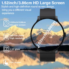 LXASFIT 2025 New Smart Watch Heart Rate Sleep Health Monitor Bluetooth Talk Ladies Sport Smart Watch for Android IOS Men Smart Watch Women Smart Watch Kids Smartwatch Fitness Round Screen Ladies Watch