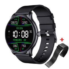 LXASFIT 2025 New Smart Watch Heart Rate Sleep Health Monitor Bluetooth Talk Ladies Sport Smart Watch for Android IOS Men Smart Watch Women Smart Watch Kids Smartwatch Fitness Round Screen Ladies Watch