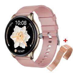 LXASFIT 2025 New Smart Watch Heart Rate Sleep Health Monitor Bluetooth Talk Ladies Sport Smart Watch for Android IOS Men Smart Watch Women Smart Watch Kids Smartwatch Fitness Round Screen Ladies Watch