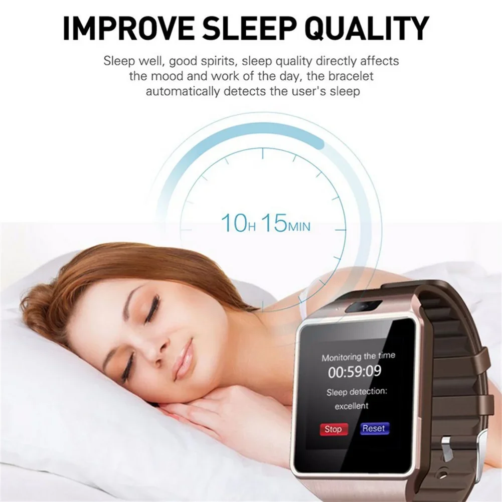 DZ09 Smartwatch Phone Watch Men Women Smart Watch With SIM Card Slot 2G Net Kids Smart Watch A1 V8 Phone Watch Bluetooth Smart Watch With TF Card Memory Card Men Smart Watch Android Watch Wrist Watch