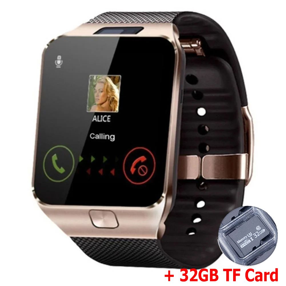 DZ09 Smartwatch Phone Watch Men Women Smart Watch With SIM Card Slot 2G Net Kids Smart Watch A1 V8 Phone Watch Bluetooth Smart Watch With TF Card Memory Card Men Smart Watch Android Watch Wrist Watch
