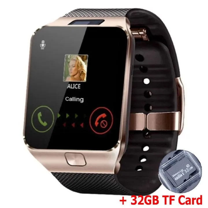 DZ09 Smartwatch Phone Watch Men Women Smart Watch With SIM Card Slot 2G Net Kids Smart Watch A1 V8 Phone Watch Bluetooth Smart Watch With TF Card Memory Card Men Smart Watch Android Watch Wrist Watch