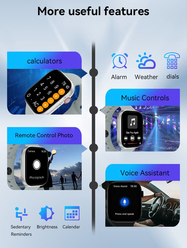 2025 New Series 10 Fitness Tracker Smart Watch Men Woman 2.29'' HD Bluetooth Call Waterproof Sports SmartWatch For Apple Android IOS S10 Max Smart Watch For Men Heart Rate Monitor Kids Smart Watch