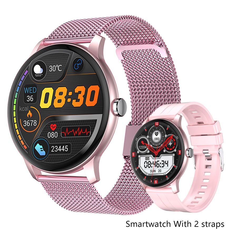 2025 New Smart Watch for Men Women Gift Round Full Touch Screen Ultra-thin Sport Fitness Watches Bt Call Digital Smartwatch Lady Wristwatch Z2 Plus Smartwatch Waterproof Sports Smart Watch For Woman