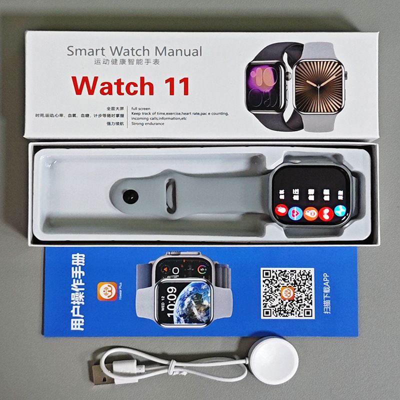 Watch 11 Smart watch Men/Women Bluetooth Call Fitness Sports Smartwatch Waterproof Heart Rate Blood Oxygen Monitor Smart watch Couple Watch multification Sports Kids Watch Smart Bracelet sport watch