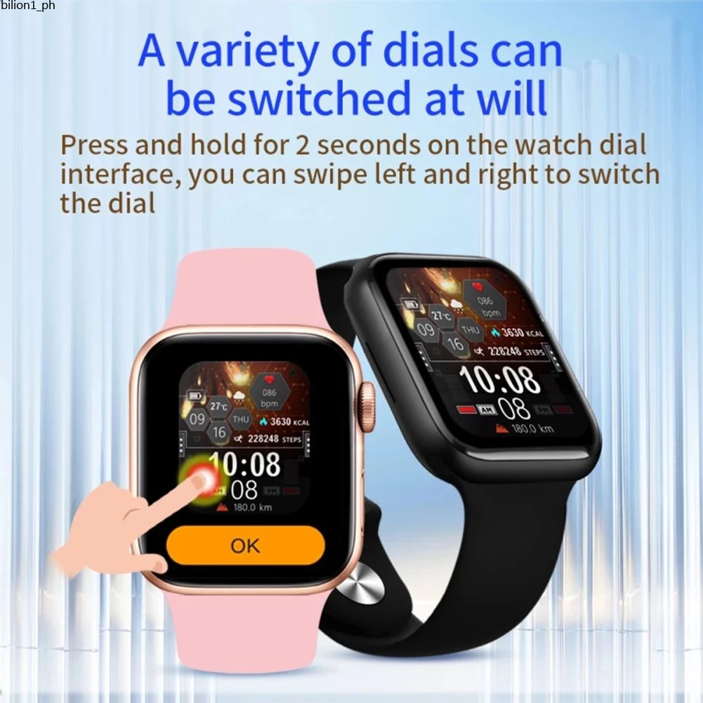 Sports Smart Watch For Men And Women Bluetooth Call Sports Smartwatch Fitness Tracker 1.44'' Touch Screen Waterproof Smart Watch Heart Rate Monitor Lady Wrist Watch Men Smart Watch Woman Smartwatch