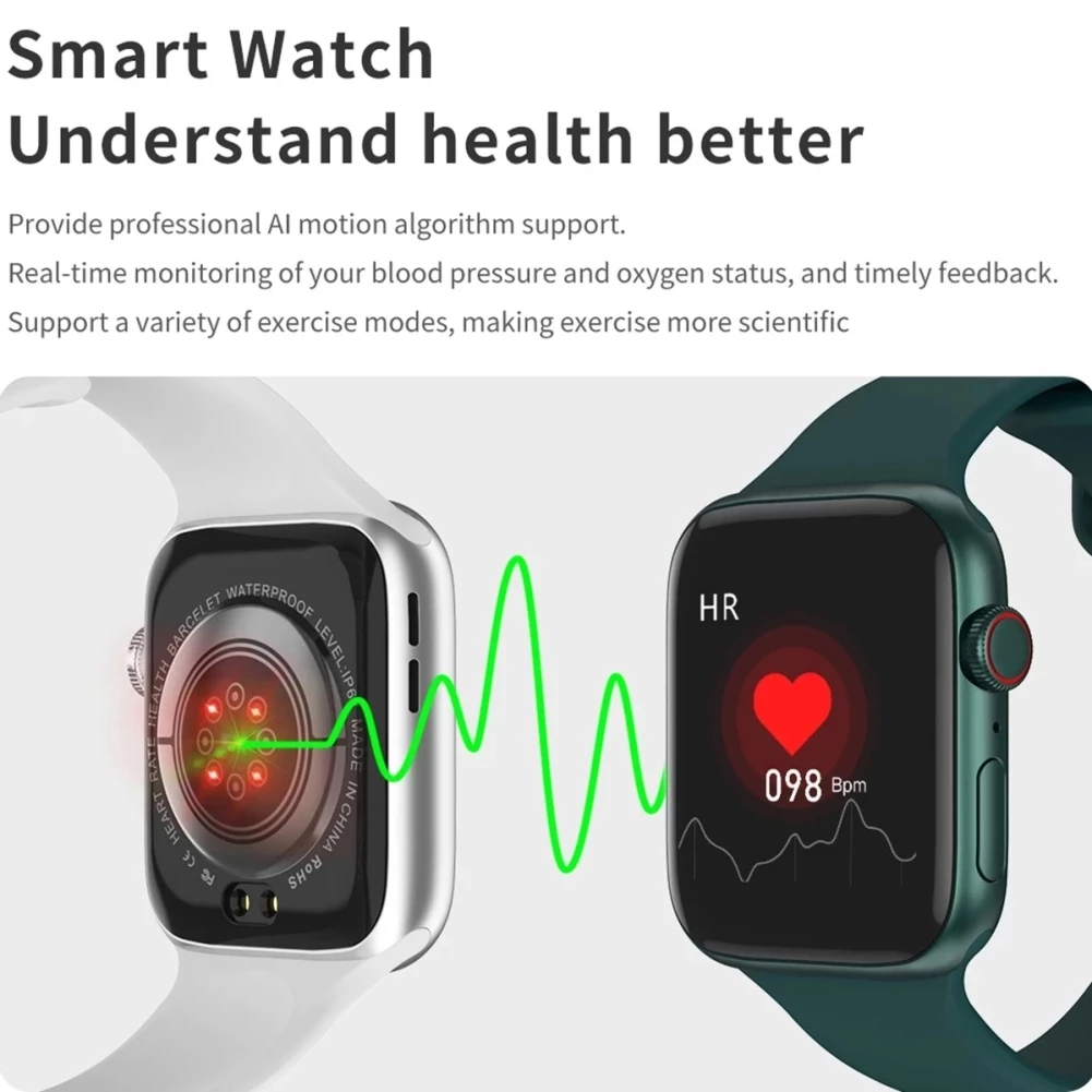 Sports Smart Watch For Men And Women Bluetooth Call Sports Smartwatch Fitness Tracker 1.44'' Touch Screen Waterproof Smart Watch Heart Rate Monitor Lady Wrist Watch Men Smart Watch Woman Smartwatch