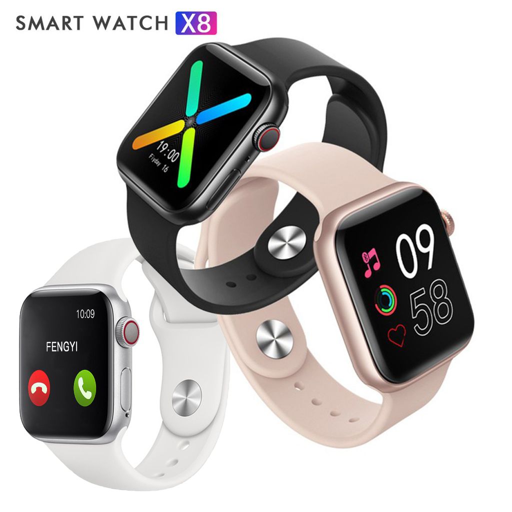IWO13 X8 Full Touch Bluetooth connection 1.54'' Sports Smart Watch Men/Women Waterproof Bluetooth Call Heart Rate Monitor Women Men Smartwatch Fitness Couple Watch Unisex Watch smartwatches Kids Watch