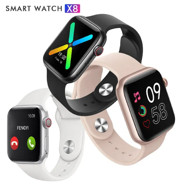 IWO13 X8 Full Touch Bluetooth connection 1.54'' Sports Smart Watch Men/Women Waterproof Bluetooth Call Heart Rate Monitor Women Men Smartwatch Fitness Couple Watch Unisex Watch smartwatches Kids Watch