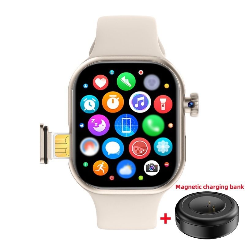 S10 Smart Watch With SIM Card And Wifi Men Women Smartwatch Smart Phone Watch Independent Card Call S9 190° Rotating Camera Free Download of APP Smartwatch SIM Card NFC Sport Smart Watch For Men