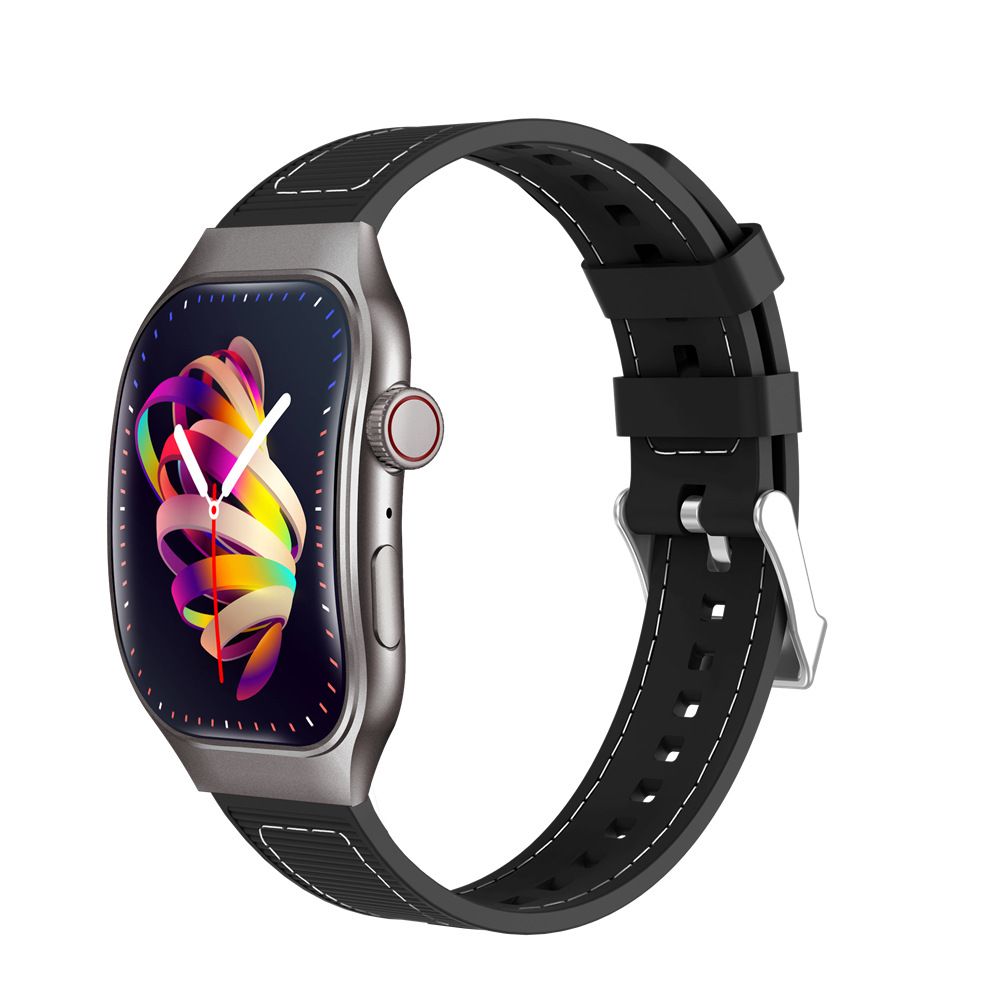 LAXASFIT New H7 Smart Watch Bluetooth Call Full Touch Curved Screen Message Reminder Heart Rate Monitor Sports Smartwatch for Men Sleep Monitoring Waterproof Men's Watch Kids Watch Women Smartwatch