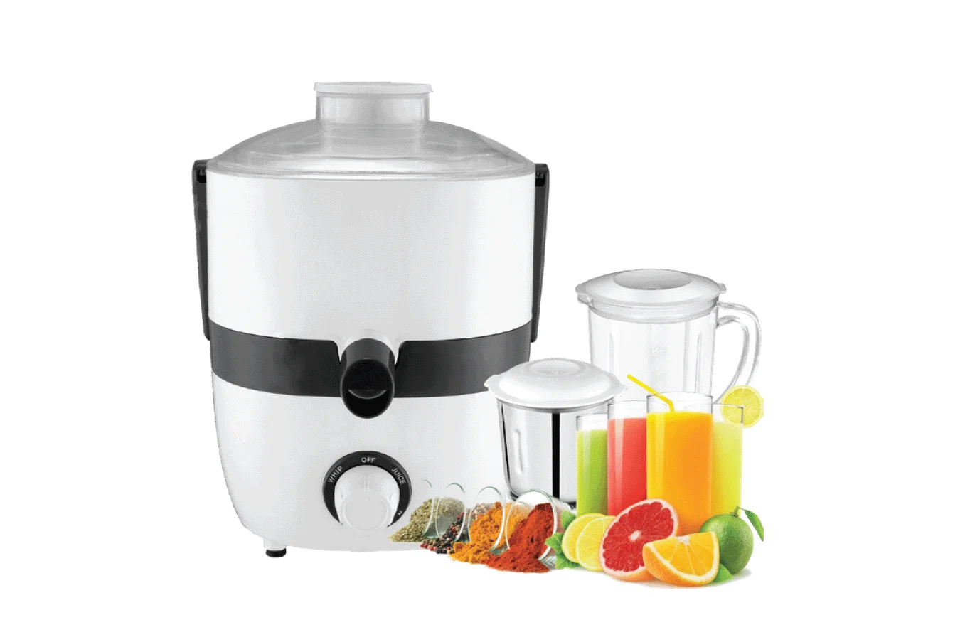 INTEX Juicer Mixer Grinder 500W- Novis with 2 Jars|1.5L Blender Jar,0.7L SS Multipurpose Jar|Nozzle Cap|Shockproof Body Design,Overload Protection for Sa