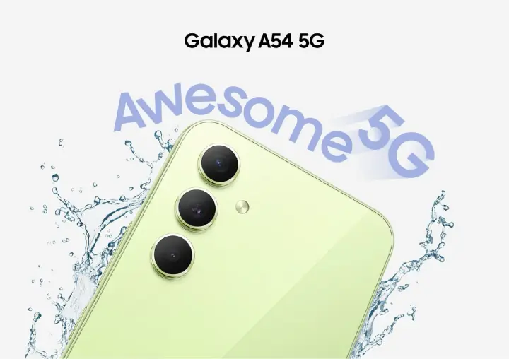 SAMSUNG Galaxy A54 5G A Series Cell Phone, 128GB Unlocked Android Smartphone, AMOLED Display, Advanced Triple Camera System, Expandable Storage, Rugged Design, US Version, 2024,