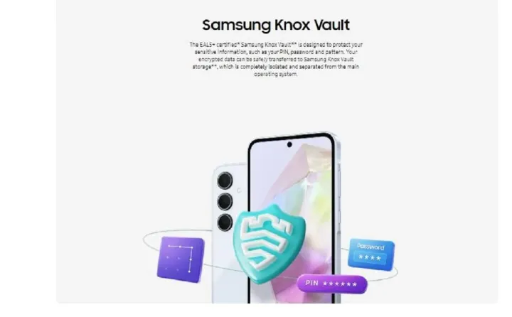 SAMSUNG Galaxy A35 5G A Series Cell Phone, 128GB Unlocked Android Smartphone, AMOLED Display, Advanced Triple Camera System, Expandable Storage, Rugged Design, US Version, 2024,