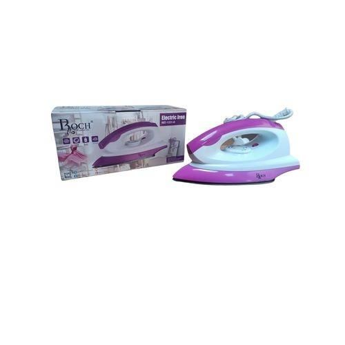 Roch Electric Dry Iron Box  REI-1231-D Blue and White colour Non-stick soleplate