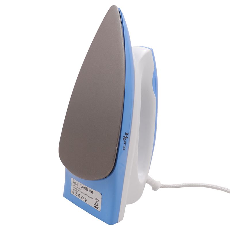 Roch Electric Dry Iron Box  REI-1231-D Blue and White colour Non-stick soleplate