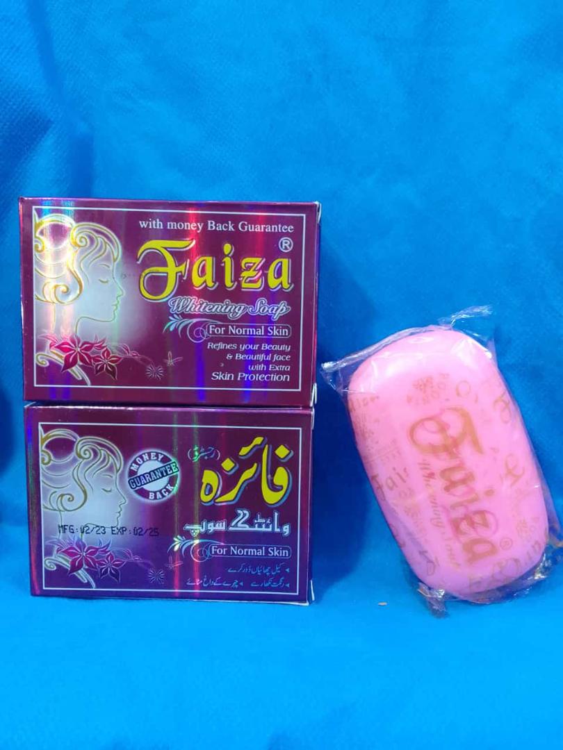 2 pieces of Faiza soap for skin brightening