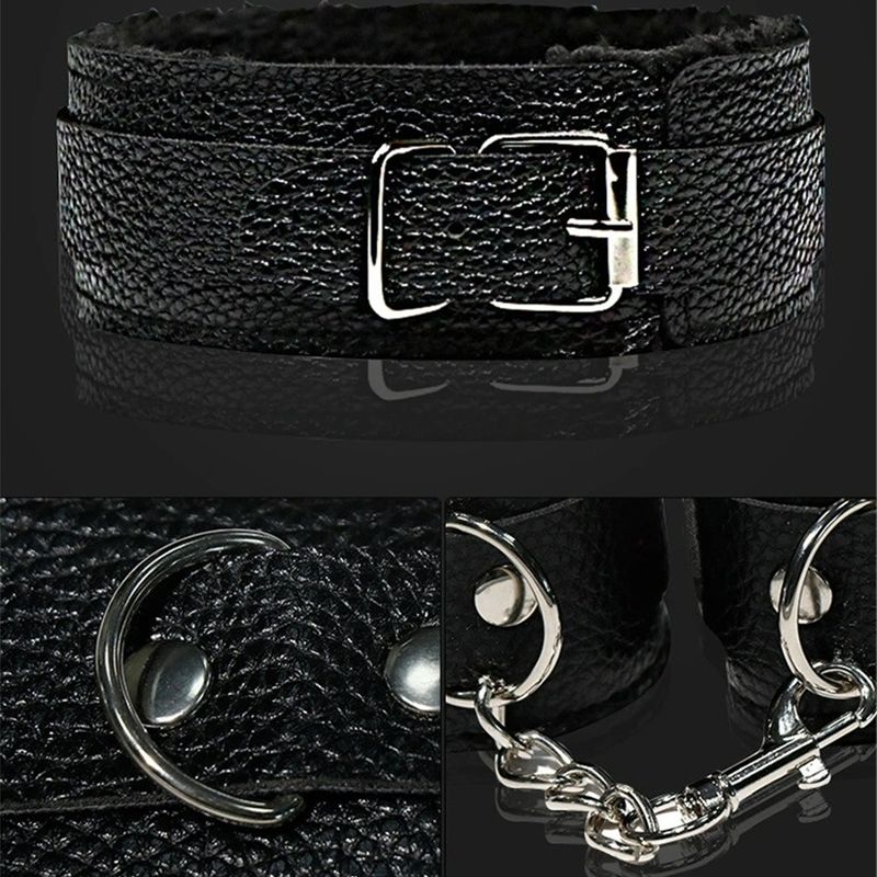 10pcs BDSM Bondage Restraints Set for Women and Couples Adjustable for Role Play Bed Game Plush Handcuffs Restraints Kit Adult Sex Toys for Enhanced with Whip, Blindfold, Mouth Gag, Nipples Clip, and