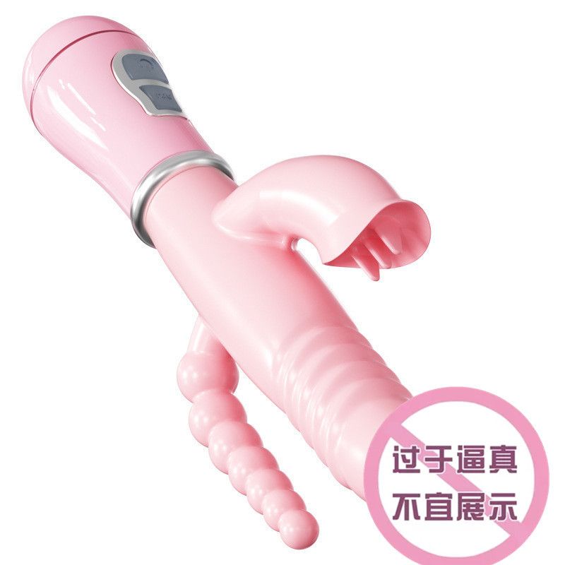 3 In 1 Sex Toys Dildo Vibrators Adult Penis Anal Double Penetration Vibrator Masturbation Anal Clit Vibrators G-spot Clitoral Stimulators Female Orgasm Sex Toys