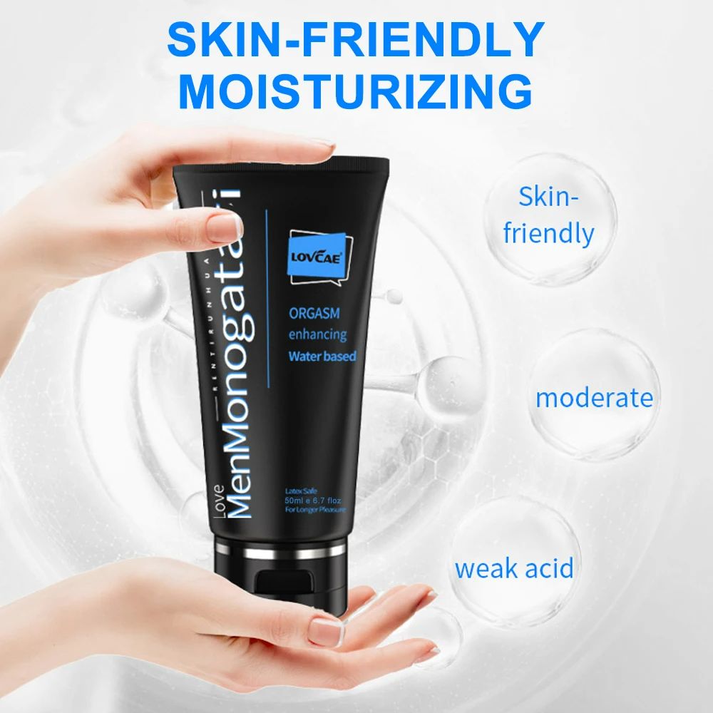 50ml Adult Anal Sex Lubrication Water-based Lubricant for Sex Session Men Gay Couple Sex Toys Love Gel Exciter Men Women Lube Water-based Lubricants