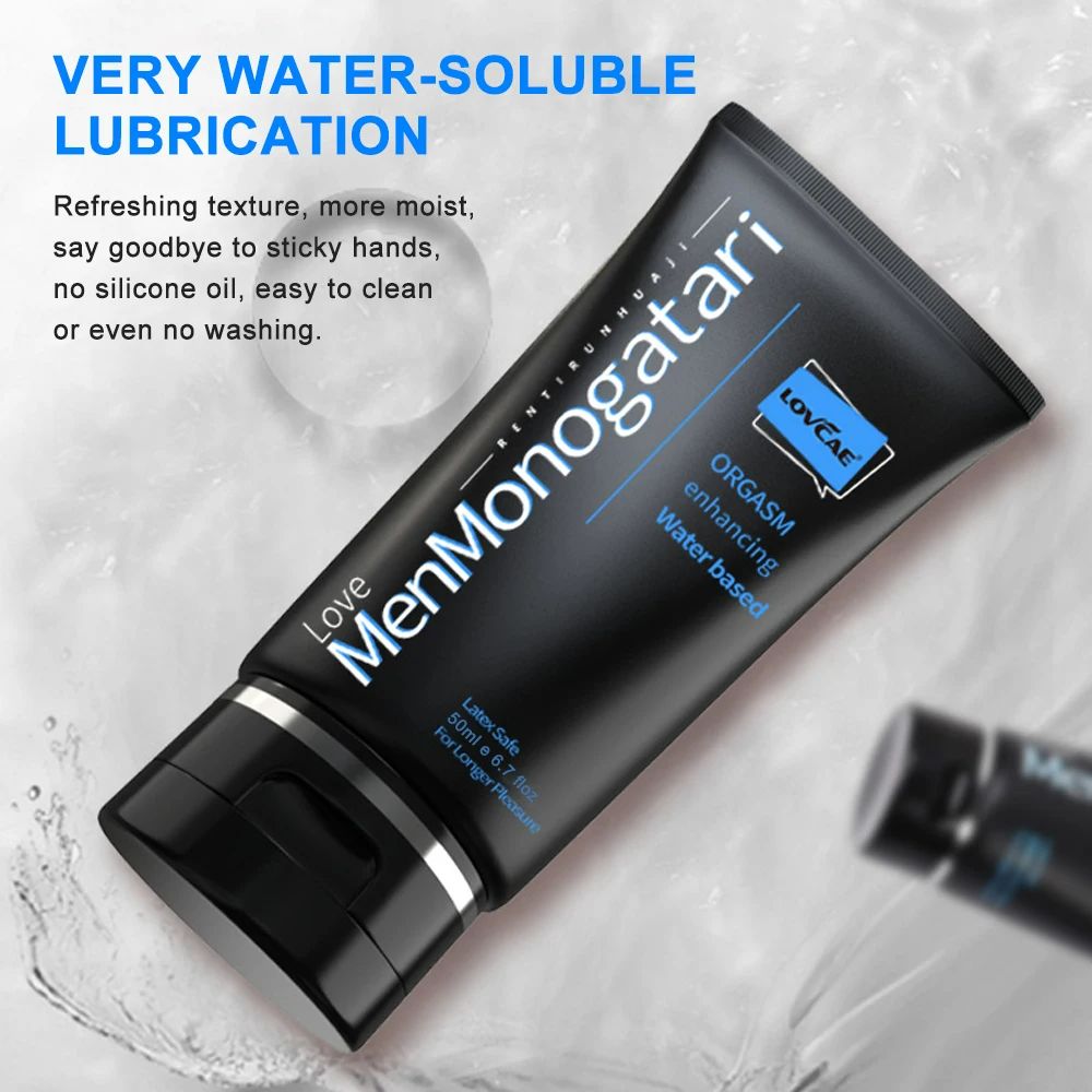 50ml Adult Anal Sex Lubrication Water-based Lubricant for Sex Session Men Gay Couple Sex Toys Love Gel Exciter Men Women Lube Water-based Lubricants