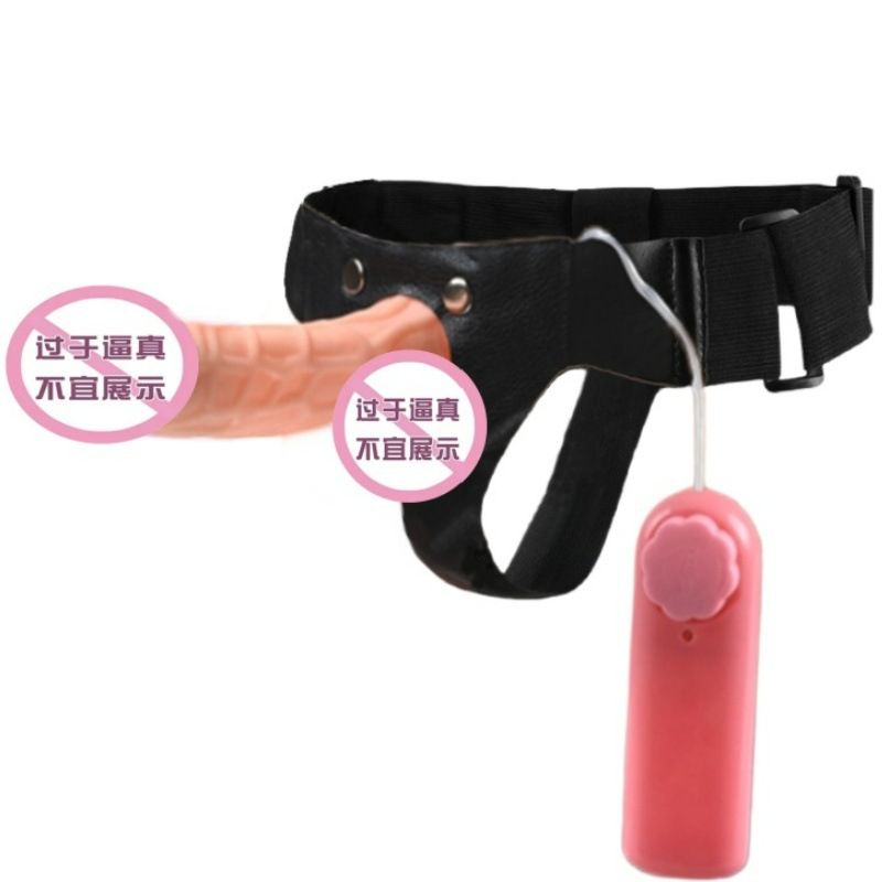 Lesbian Vibrating Hollow Out Dildo Strap on Cock With Scrotum Ultra Elastic Harness Penis Anal Vibrating Panties Sex Toy Couples Adult Games - image 6