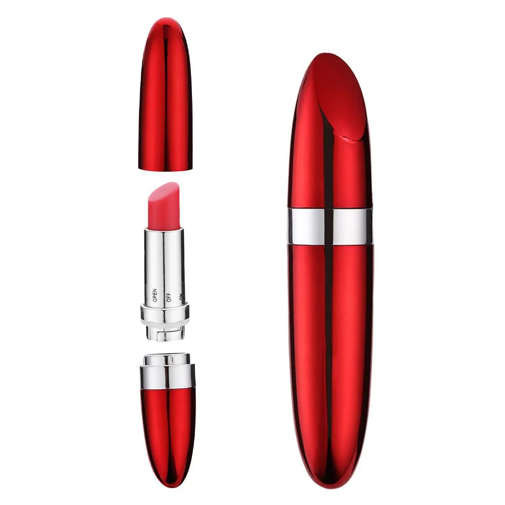 Mini Lipstick Vibrator Powerful G-spot Clitoris Stimulator Massage Bullet Vibrators Female Dildo Masturbator Sex Toys For Women AV Stick