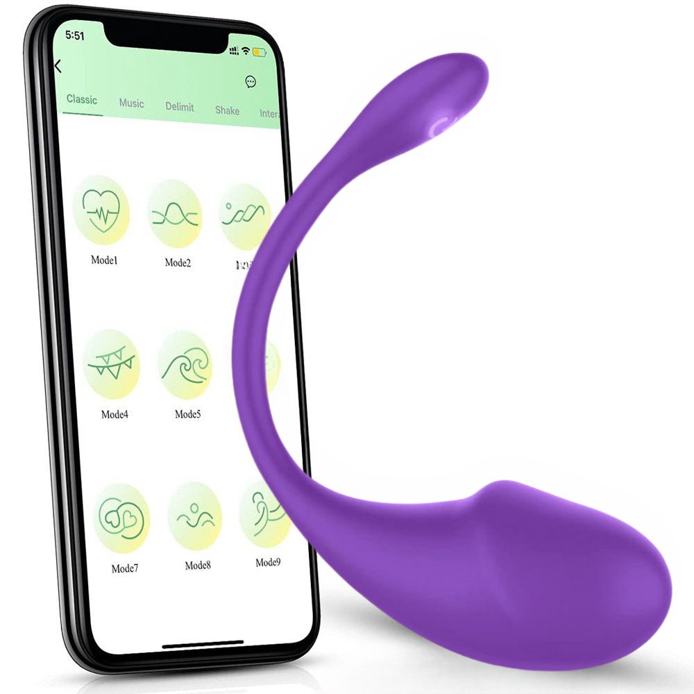 Wireless Bluetooth APP Vibrator Female Wearable App Control Love Egg Vibrator Clitoris Stimulator G Spot Massager Sex Toys for Women Adults Panties