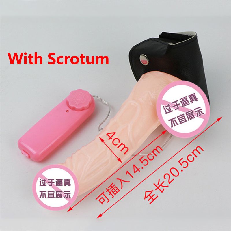 Lesbian Vibrating Hollow Out Dildo Strap on Cock With Scrotum Ultra Elastic Harness Penis Anal Vibrating Panties Sex Toy Couples Adult Games - image 7