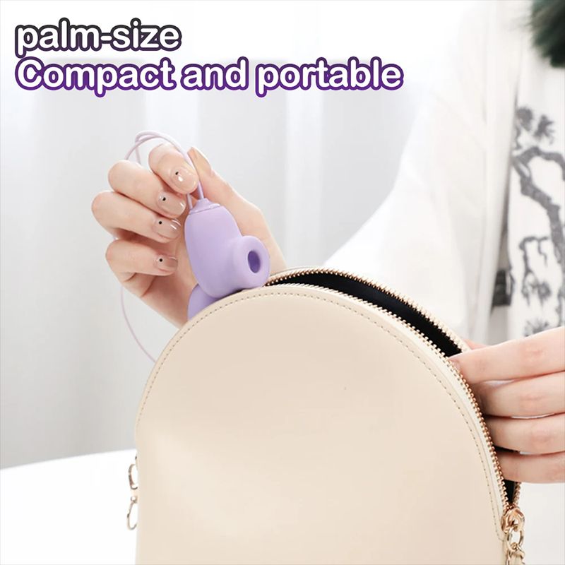 2 In 1 Sucking Vibrator Love Egg Clitoris Stimulator Masturbator G-Spot Vaginal Balls Clit Vacuum Sucker 20 Speed Nipple Sucking Vibrating Egg Sex Toys for Adult Women Couples