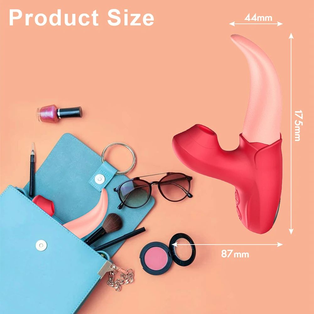 3 In 1 Lick Suck Vibrators For Women Licking Tongue Clitoris Stimulator Dildo G Spot Massager Vagina Sucking Vibrator Female Orgasm Sex Toys