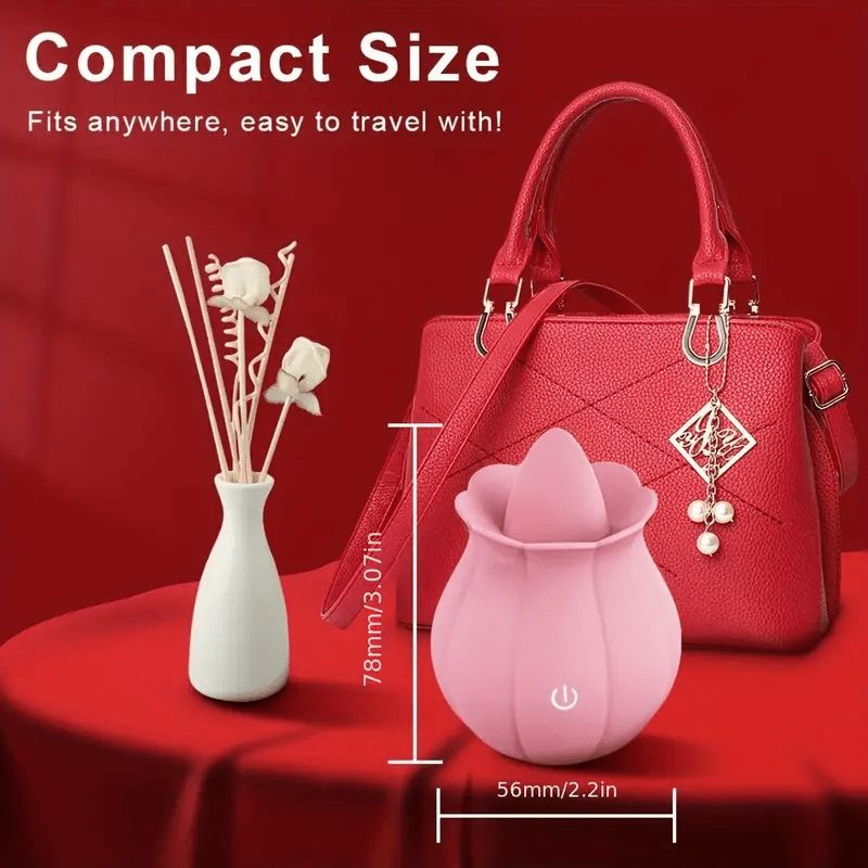 10 Modes Tongue Licking Vibrator Clitoral Nipple Stimulator G Spot Dildo Vibrator Rose Licker Massager For Women Female Couples Adult Sex Toy