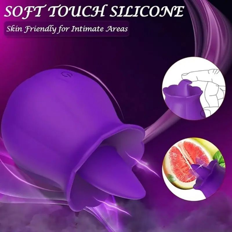 10 Modes Clit Licking Tongue Vibrator Female Compact Masturbator Sex Toy Clitoral Bimodal Nipple Stimulation Massager Oral Tongue Simulator Anal Sucking Adult Sex Toy - image 3
