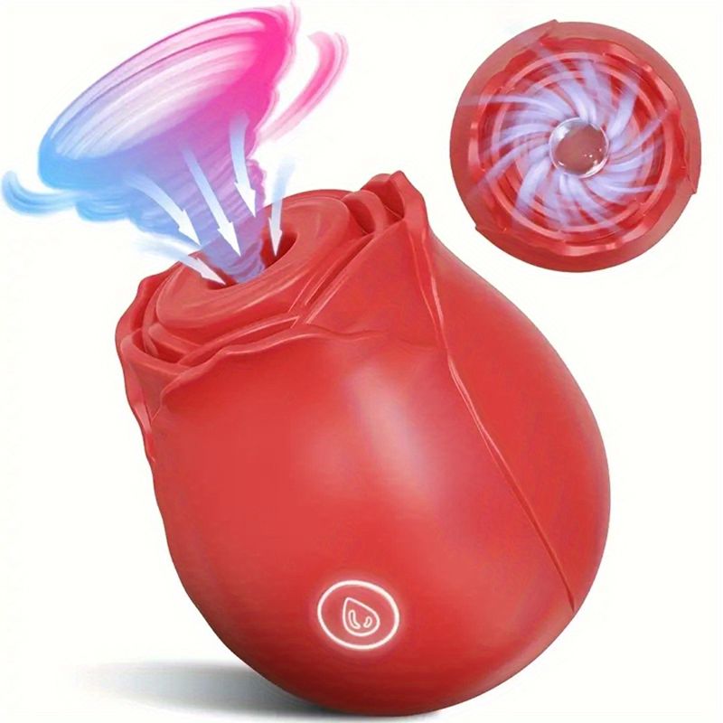 Sucking Vibrator Rose Sex Toy Clitoral Vibrator for Women with 10 Speed Modes Nipple Sucker Sex Toy Clitoral G Spot Vibrators Adult Automatic Electric Machine Adult Toys