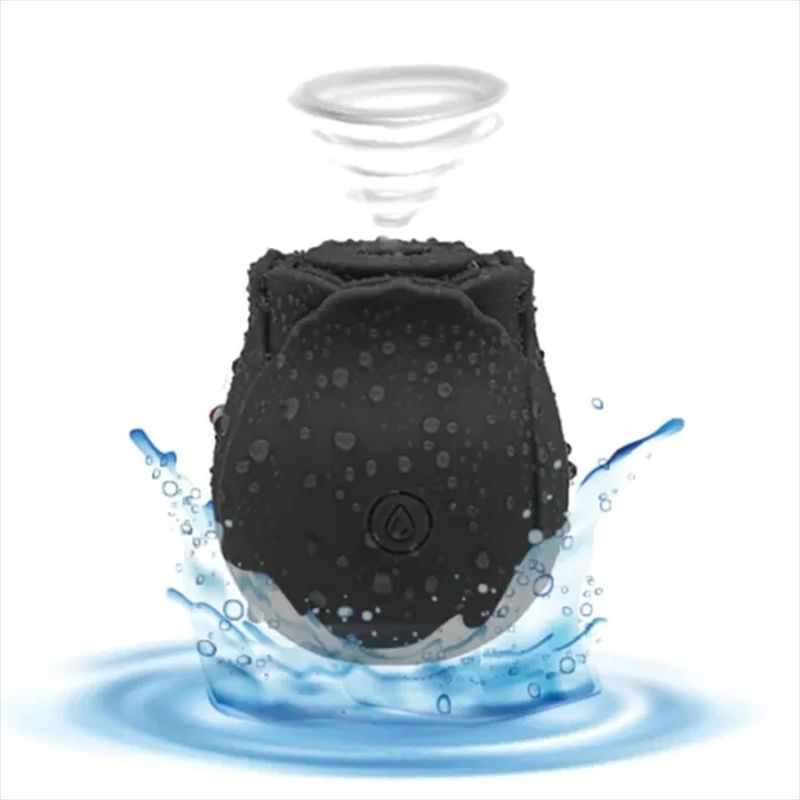 Rose Sucking Vibrator Clit Nipple Suction Stimulator Massager Rechargeable 10 Speeds G-Spot Dildo Vibrator Waterproof Adult Sex Toy for Women