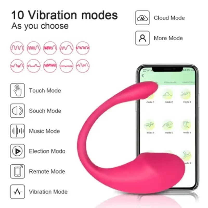 Wireless Bluetooth APP Vibrator Female Wearable App Control Love Egg Vibrator Clitoris Stimulator G Spot Massager Sex Toys for Women Adults Panties