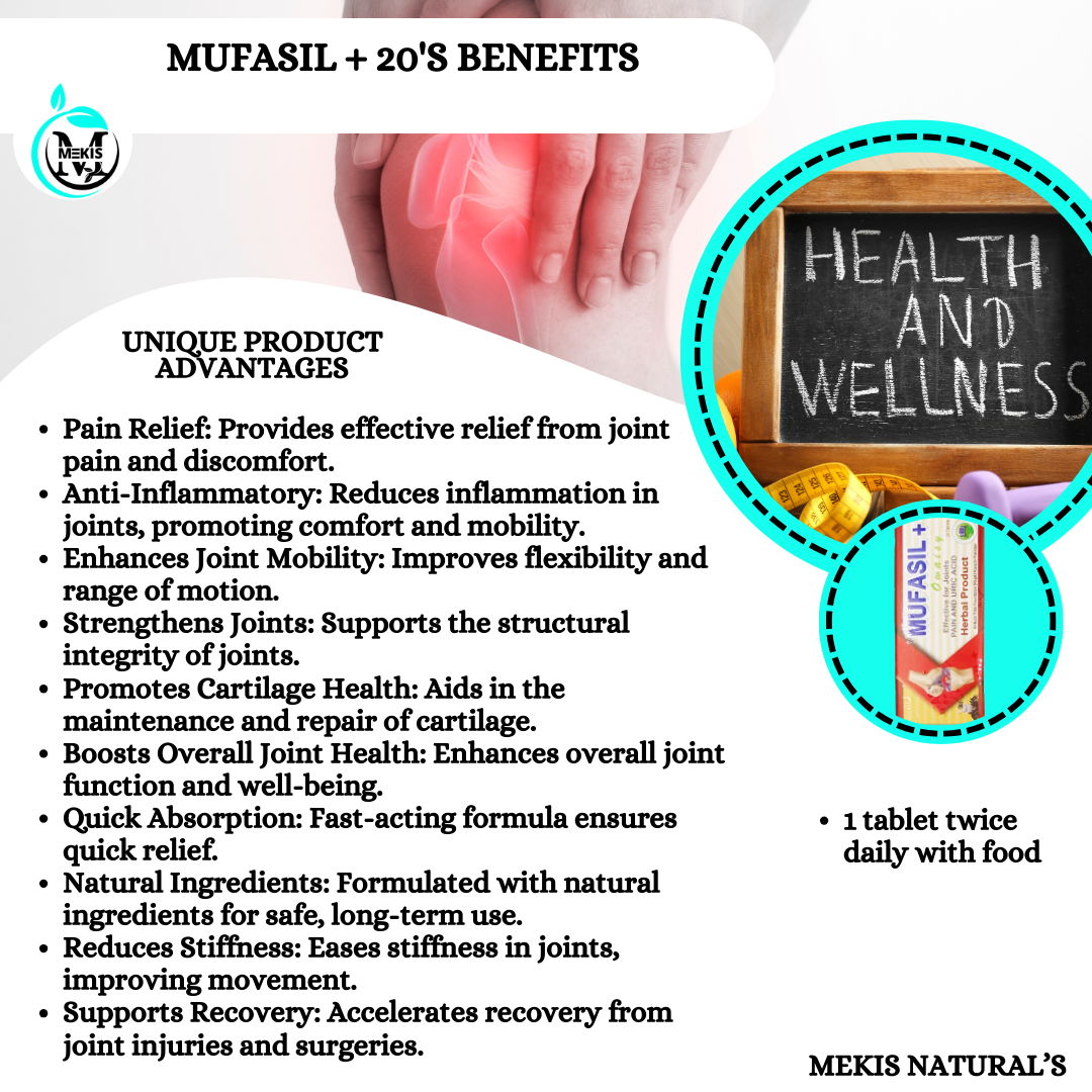 Collagen Powder with or without  Mufasil Plus -Provides effective relief from joint pain & discomfort,Enhances Joint mobility,Strengthens Joints, Reduces Stiffness