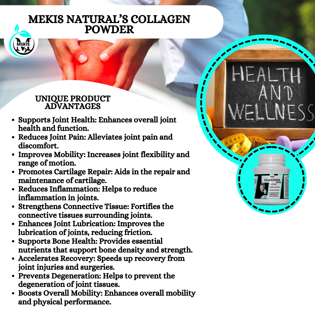 Collagen Powder with or without  Mufasil Plus -Provides effective relief from joint pain & discomfort,Enhances Joint mobility,Strengthens Joints, Reduces Stiffness