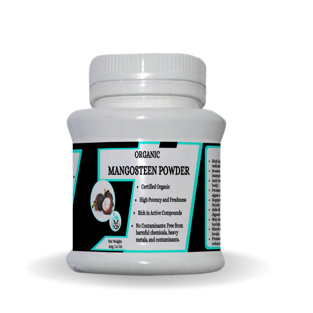 Mekis Naturals Mangosteen Powder - 100% Pure,Supports metabolism & fat burning,Helps reduce inflammation,Helps lower cholesterol