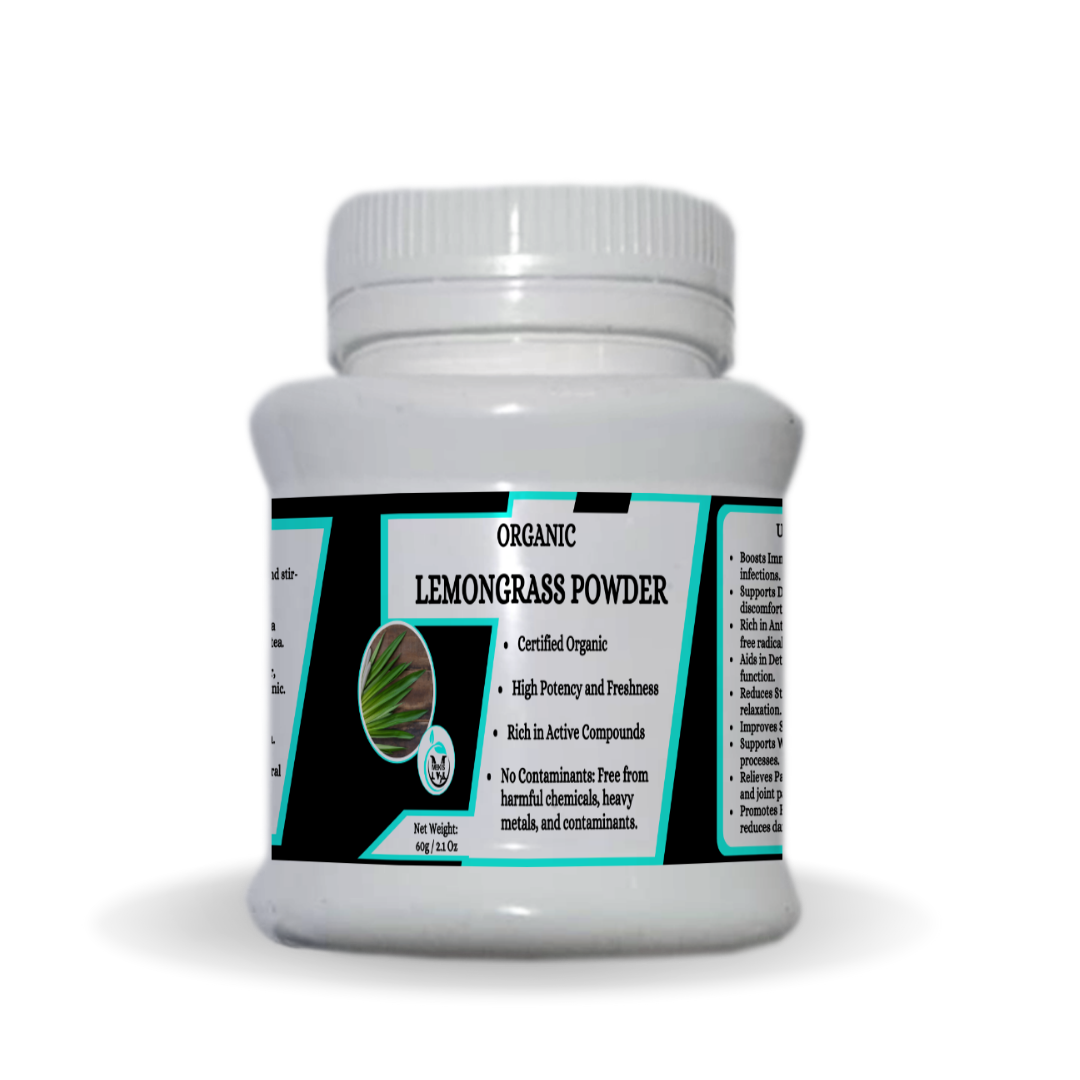 Mekis Naturals Lemongrass Powder  - 100% Pure,Boosts Immunity,Supports Digestion,Aids in Detoxification