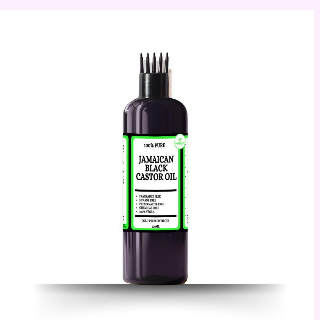 Greenpack Organics Jamaican Black Castor Oil - 1l,Whole Sale Price,Promotes Growth,Deep Moisturization,Strengthens Strands