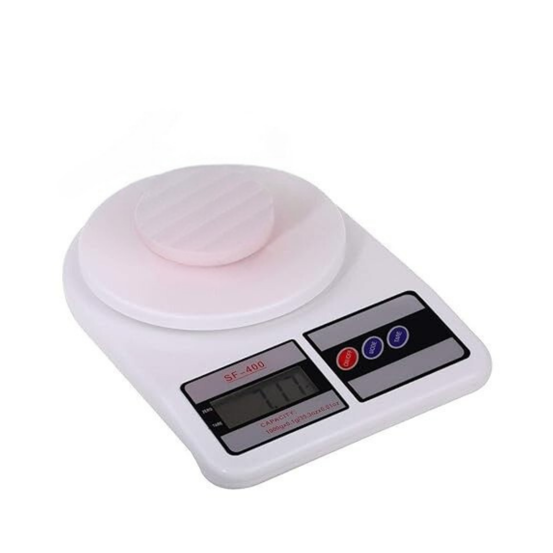 SF-400 Digital Kitchen Weighing Scale (10kg) - Comes with 6 AA Baterry size Free