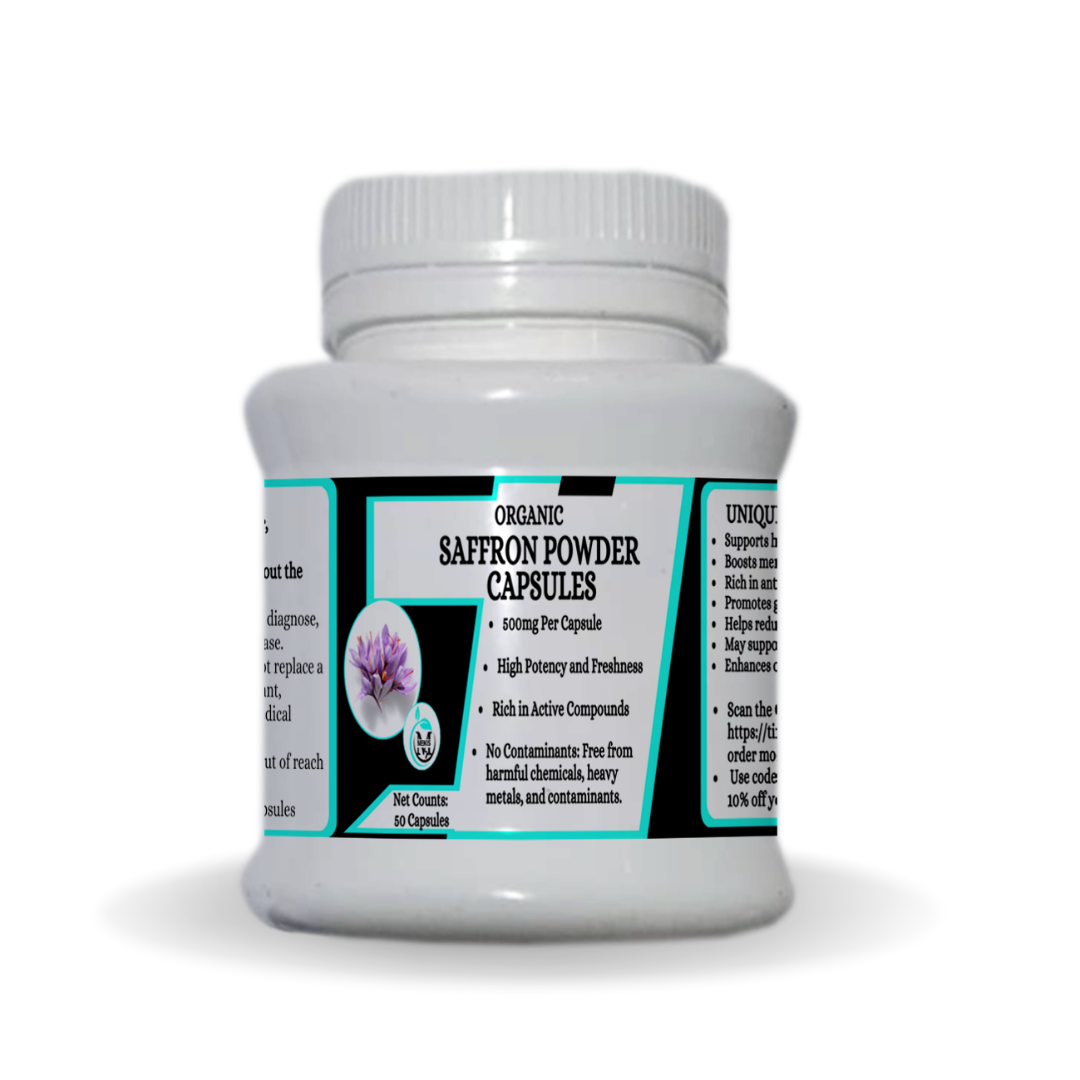 Neem Leaf Powder Capsules - Supports clear skin, healthy immunity, and natural detoxification.