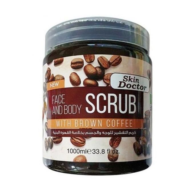 Skin Doctor Brown Coffee Face And Body Moisturizing and Exfoliating Scrub