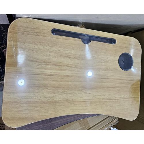 Breakfast /study Foldable Laptop Table- Brown