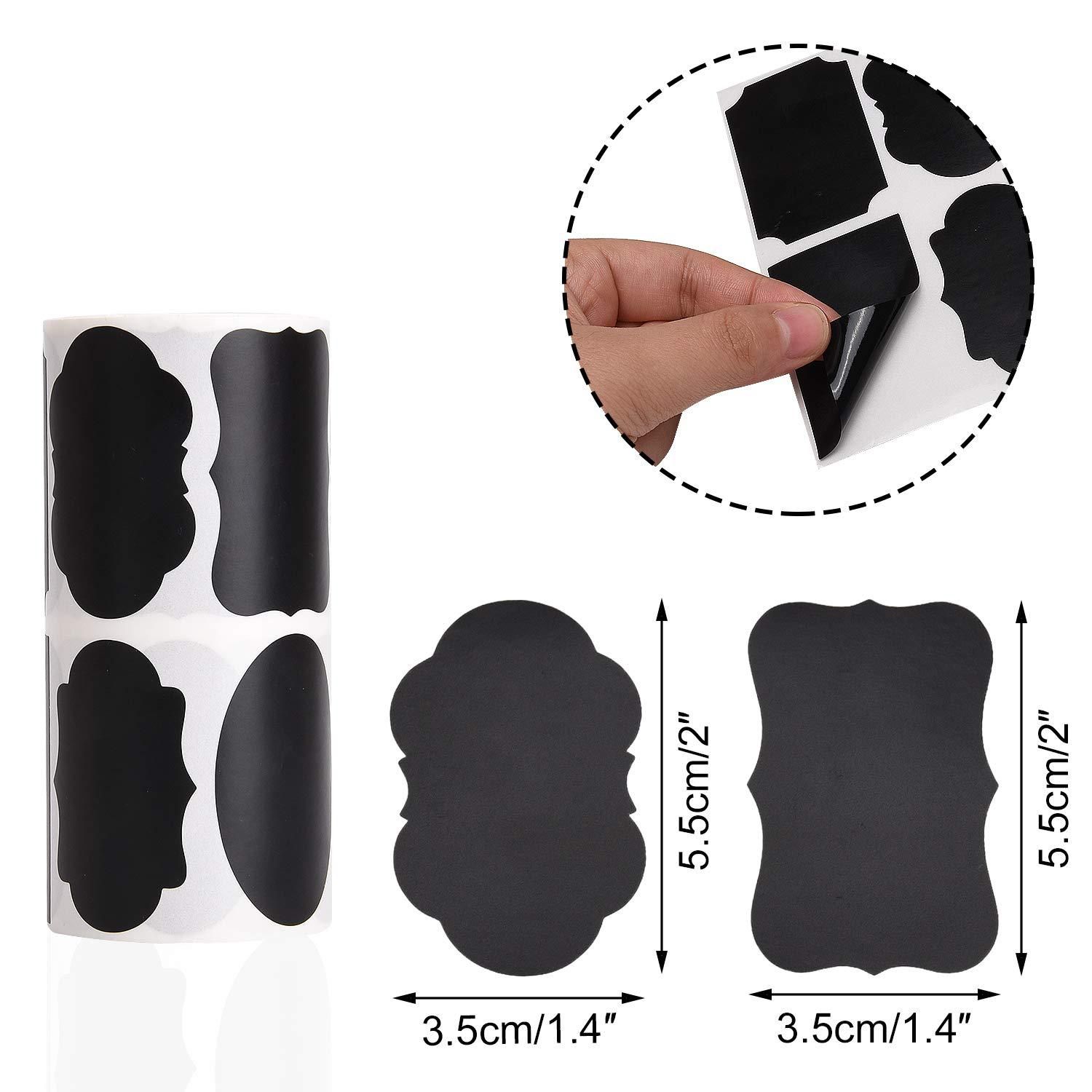 80pcs+pen Water Proof Jar/Cannister/Storage container Labels Stickers Pantry Organizer Set