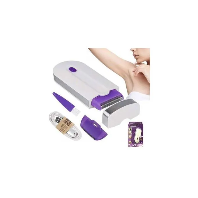 High quality Rechargeable USB Finishing touch hair shaver, portable hair removal, rotary shaver ,body ,face leg bikini lip hair remover, laser hairs epilator , hai trimmer