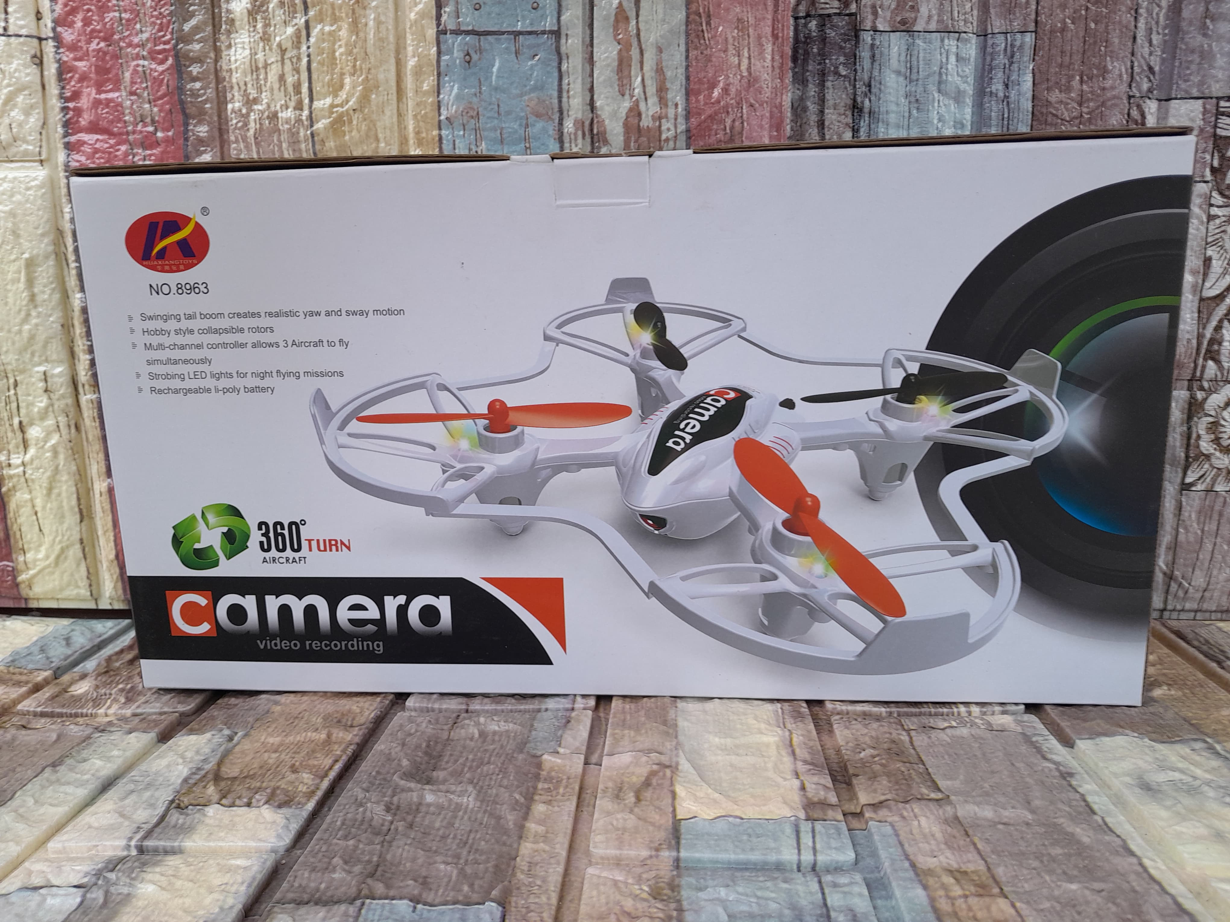 🌽🧚‍♀️👌❗️ELEVATE YOUR PHOTOGRAPHY GAME🌿🍃✔️6-Axis Gyro 2.4Ghz Drone Quadcopter Helicopter Aircraft LED Video HD Camera.4 channel control: forward / backward, left / right, up / down, sideways 6 axi