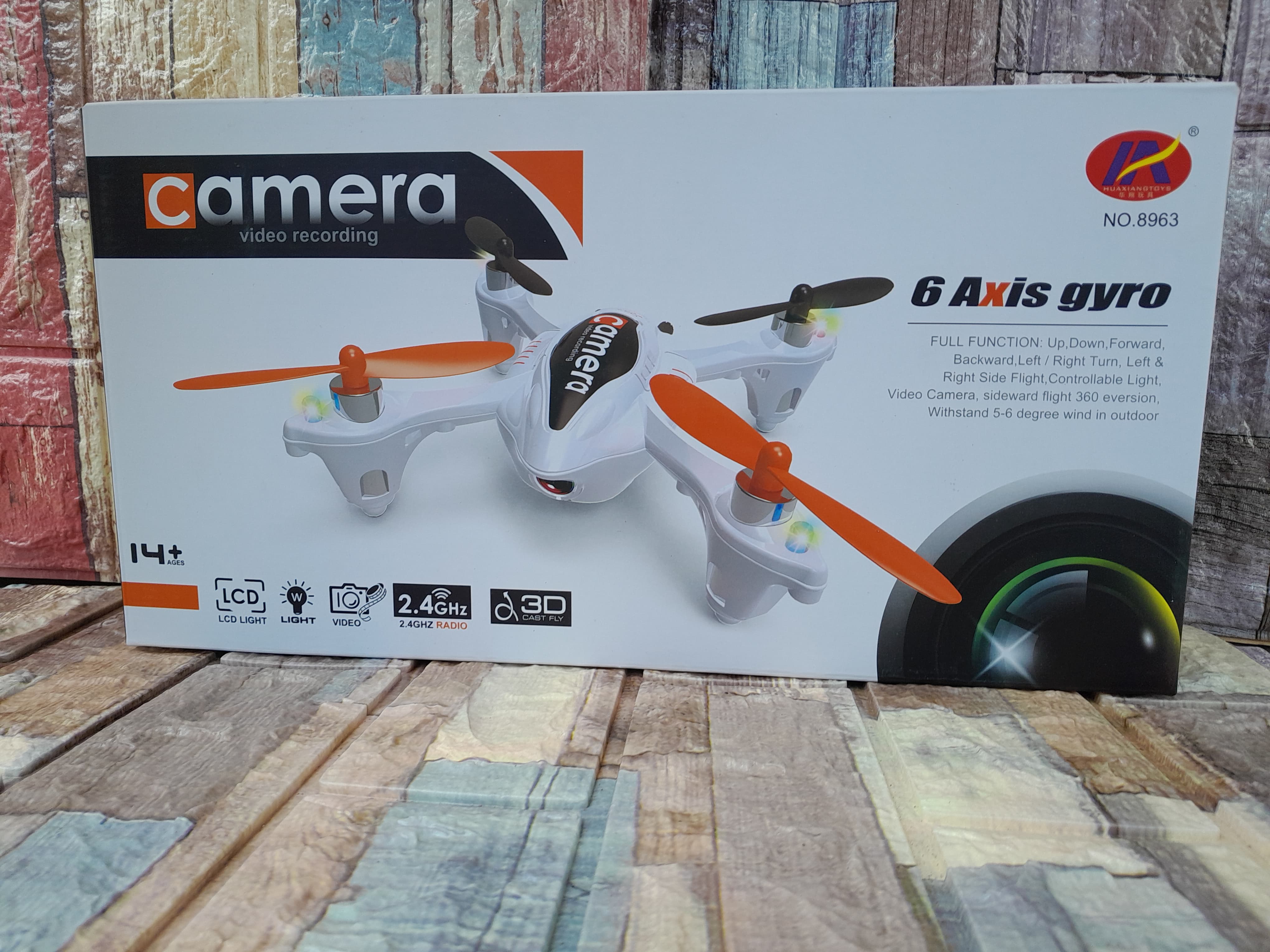 🌽🧚‍♀️👌❗️ELEVATE YOUR PHOTOGRAPHY GAME🌿🍃✔️6-Axis Gyro 2.4Ghz Drone Quadcopter Helicopter Aircraft LED Video HD Camera.4 channel control: forward / backward, left / right, up / down, sideways 6 axi